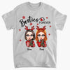 Personalized T-shirt - Gift For Friend - Besties Forever Christmas