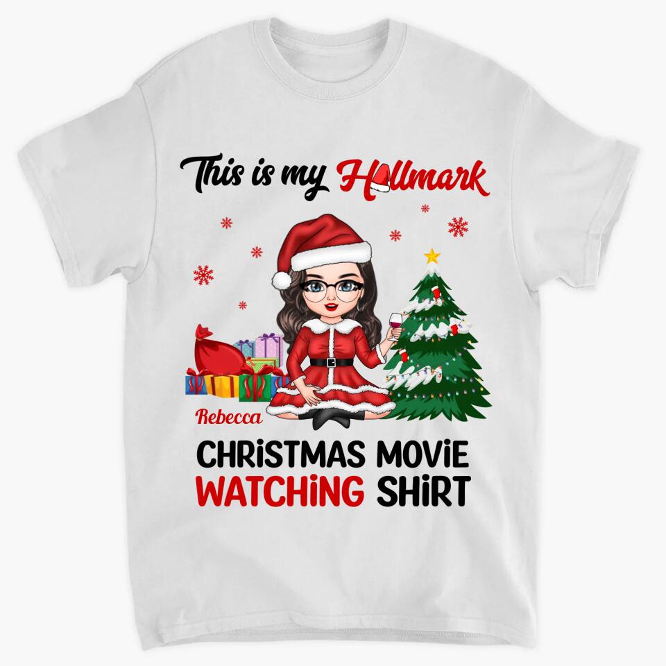 Personalized T-shirt - Gift For Christmas - Christmas Movie Watching Shirt