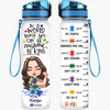 Personalized Water Tracker Bottle - Gift For AU Mom - One Lucky Mama