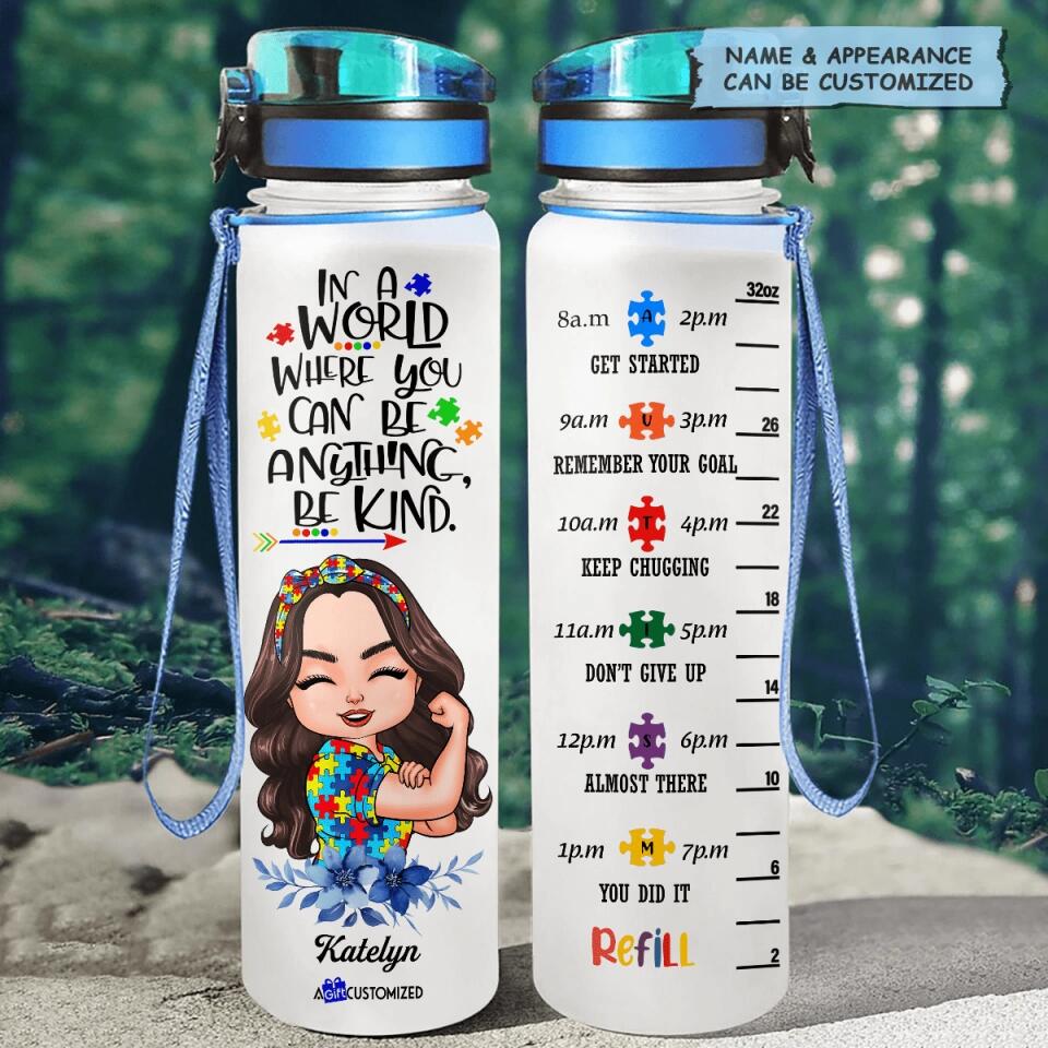 Personalized Water Tracker Bottle - Gift For AU Mom - One Lucky Mama - A Gift  Customized