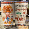 Personalized Tumbler - Gift For Dog Lover - The Most Wonderful Time Of The Year