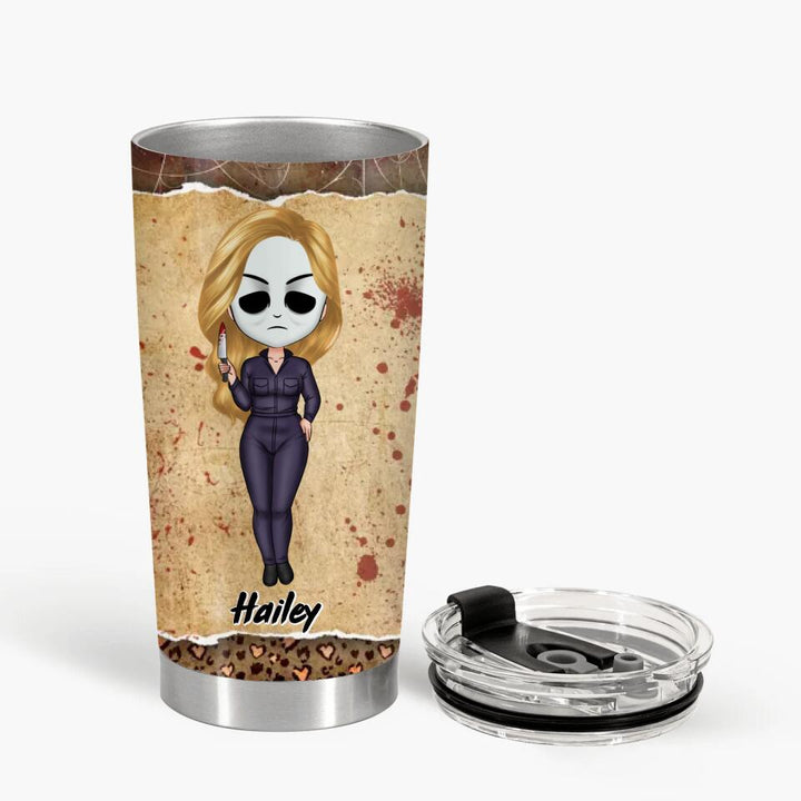 Personalized Tumbler - Gift For Halloween - I Watch Enough Murder Shows