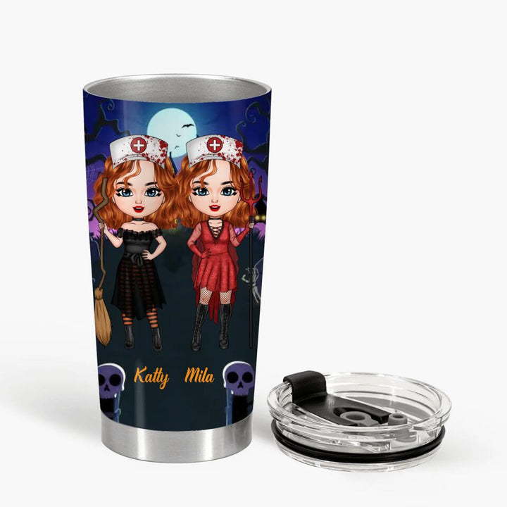 Personalized Tumbler - Gift For Friend - We're Trouble When We Are Together
