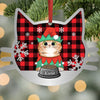 Personalized Aluminium Ornament - Gift For Cat Lover - Merry Christmas