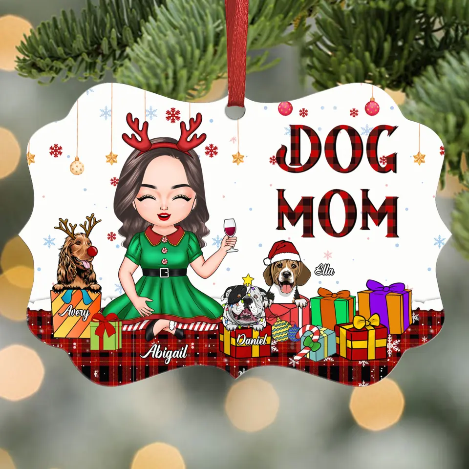 Personalized Aluminium Ornament - Gift For Dog Lover - Dog Mom