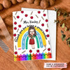 Personalized Greeting Card - Gift For Teacher - Thank You For Being A Great Teacher