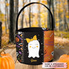 Personalized Fabric Basket - Gift For Kid - Trick Or Treat