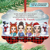 Personalized Aluminium Ornament - Gift For Nurse - Work Made Us Colleagues