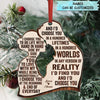 Personalized Aluminium Ornament - Gift For Couple - I Had You And You Had Me
