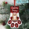 Personalized Aluminium Ornament - Gift For Cat Lover - Cat Stocking Christmas