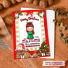 Personalized Greeting Card - Gift For Kid - Merry Christmas To My Wonderful Grandkid