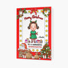 Personalized Greeting Card - Gift For Kid - Merry Christmas To My Wonderful Grandkid