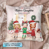 Personalized Pillow Case - Gift For Mom - The Love Between A Mother And Daughter Is Forever