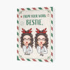 Personalized Greeting Card - Gift For Nurse - From Your Work Bestie