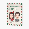 Personalized Greeting Card - Gift For Nurse - From Your Work Bestie