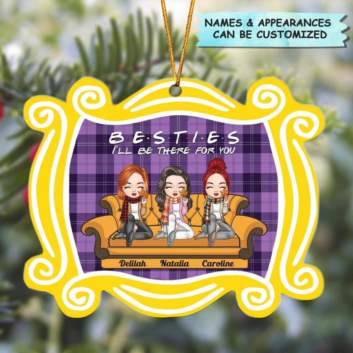 Personalized Mica Ornament - Gift For Friend - Besties