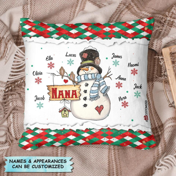 Personalized Pillow Case - Gift For Grandma - Love Being A Nana