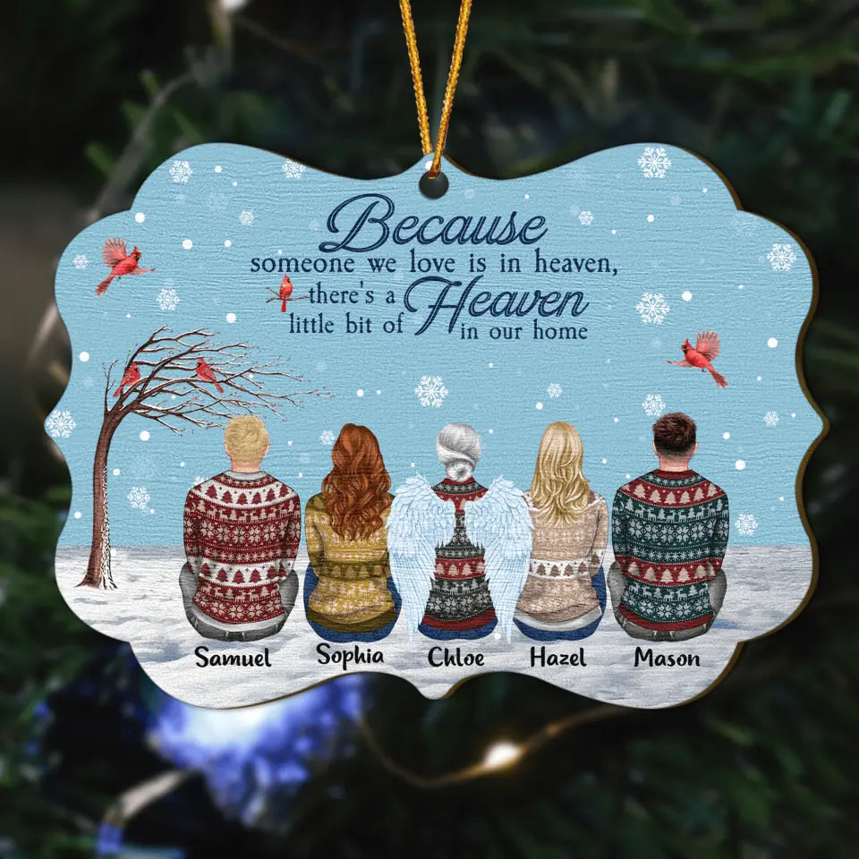 I Am Always With You - Personalized Wood Ornament - Christmas Gift For Family Member