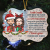 Personalized Wood Ornament - Gift For Couple - I Love You Forever And Always