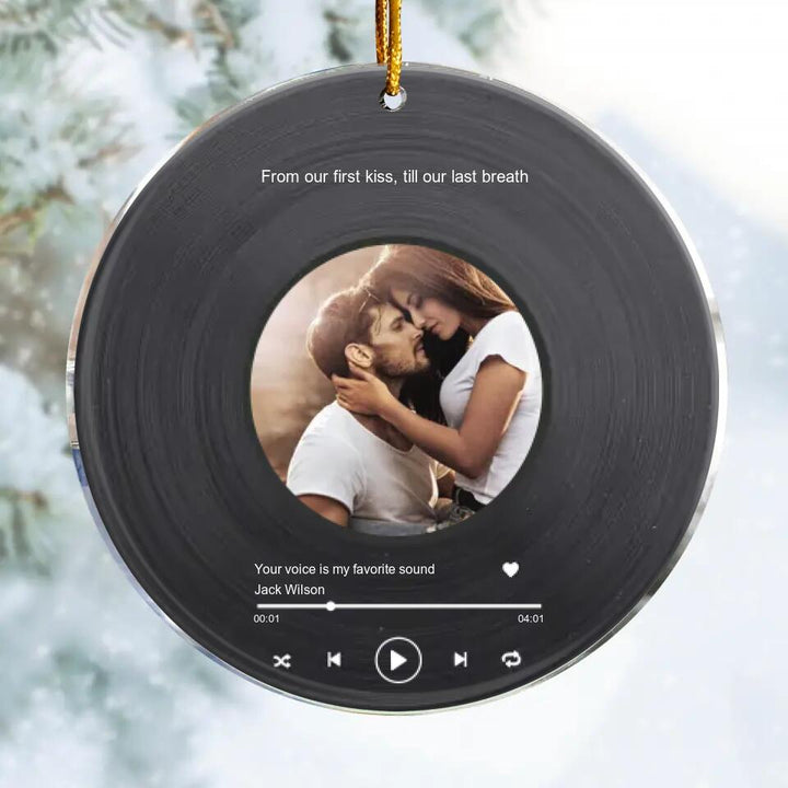 Personalized Photo Mica Ornament - Gift For Couple - Annoying Each Other Christmas