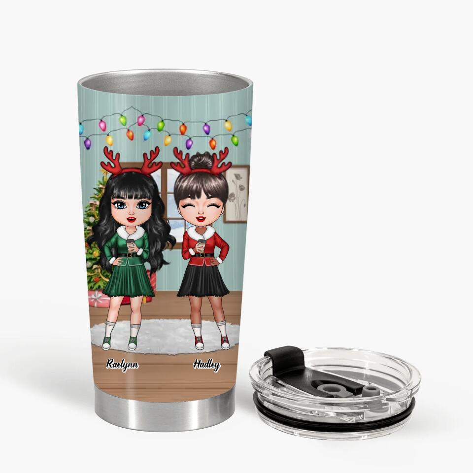 Personalized Tumbler - Gift For Friend - Besties For The Resties