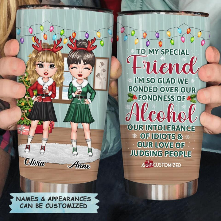 Personalized Tumbler - Gift For Friend - Besties For The Resties