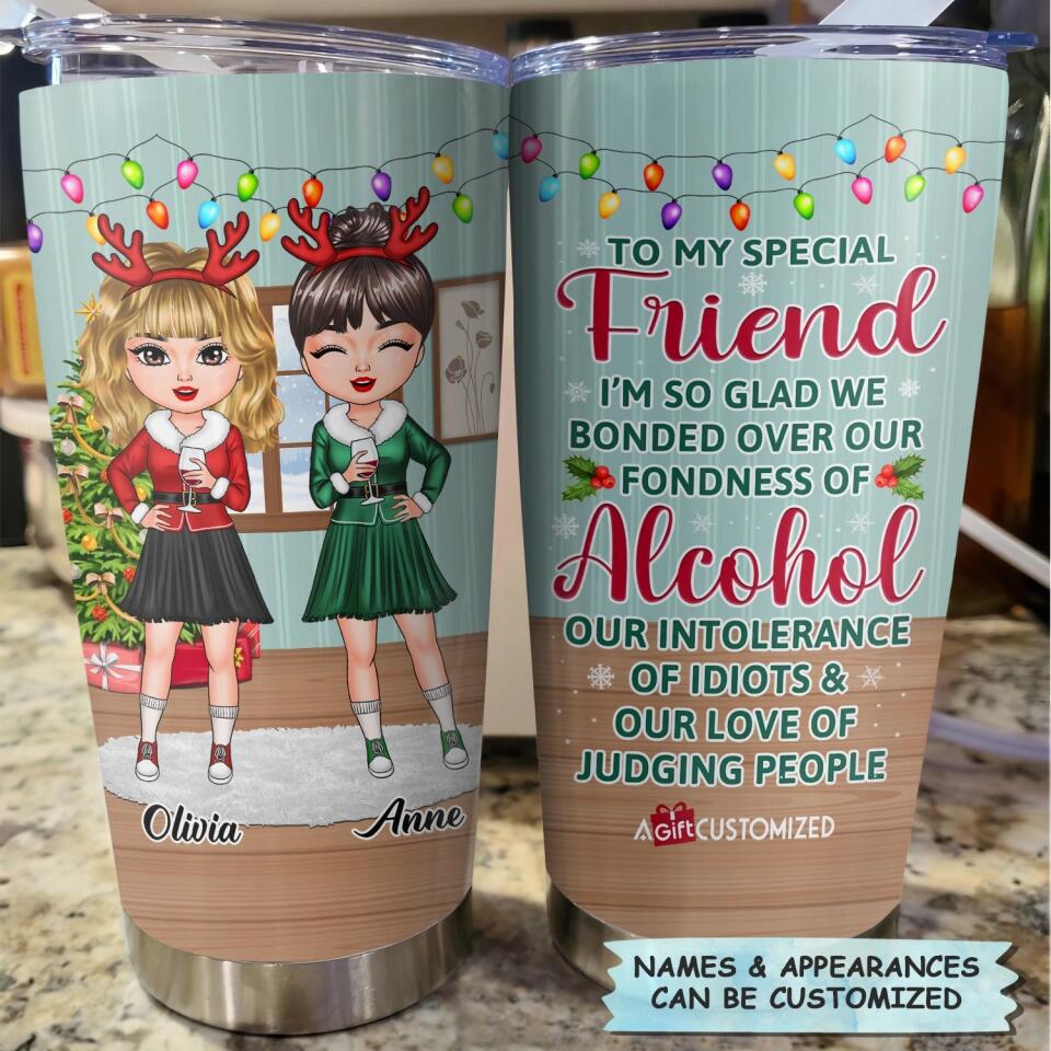 Personalized Tumbler - Gift For Friend - Besties For The Resties