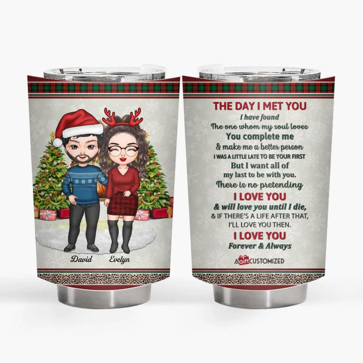 Personalized Tumbler - Gift For Couple - I Choose You To Do Life With