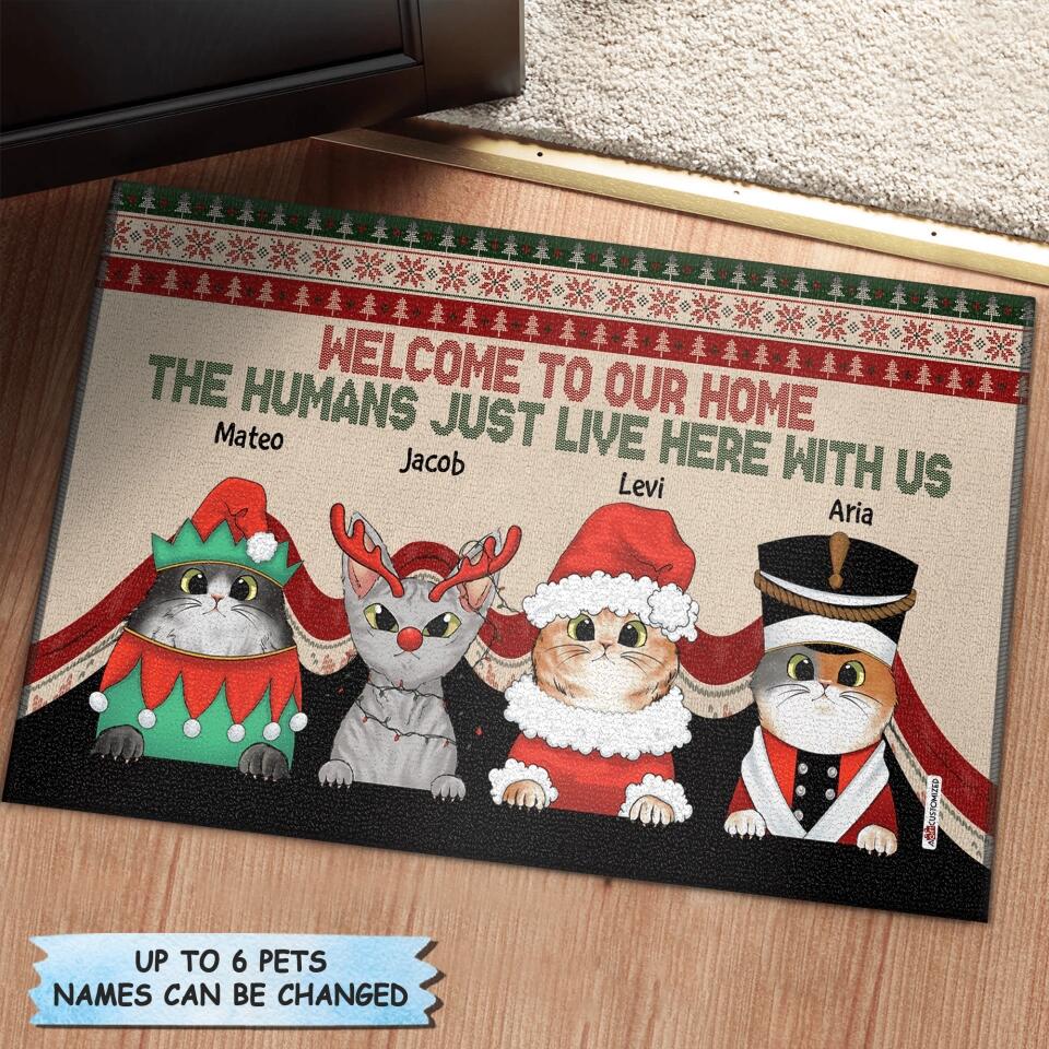 Personalized Doormat - Gift For Pet Lover - Welcome To Our Home