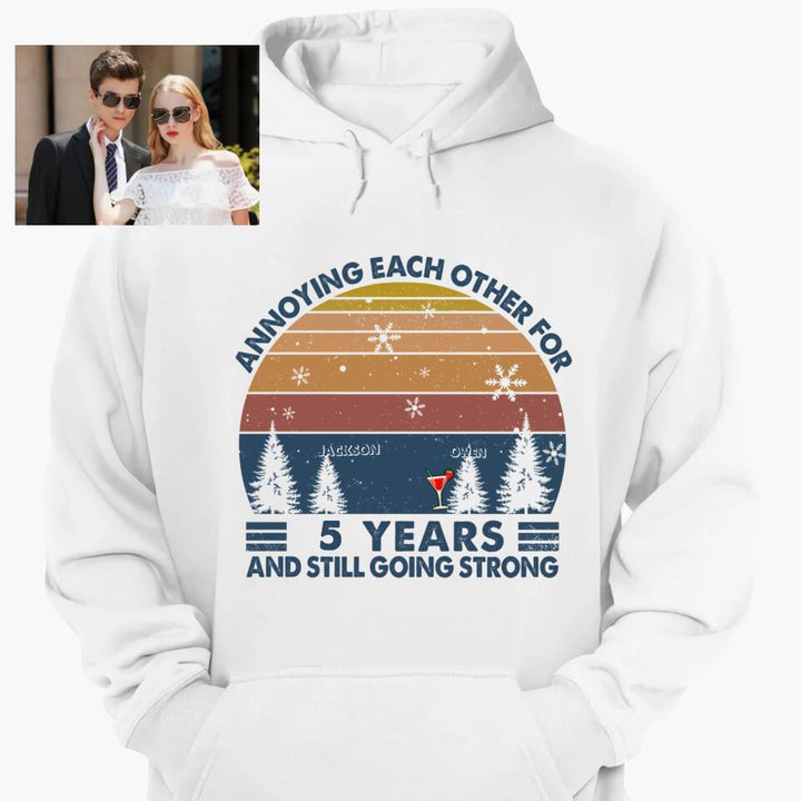 Personalized Hoodie - Gift For Couple - Annoying Each Other And Still Going Strong