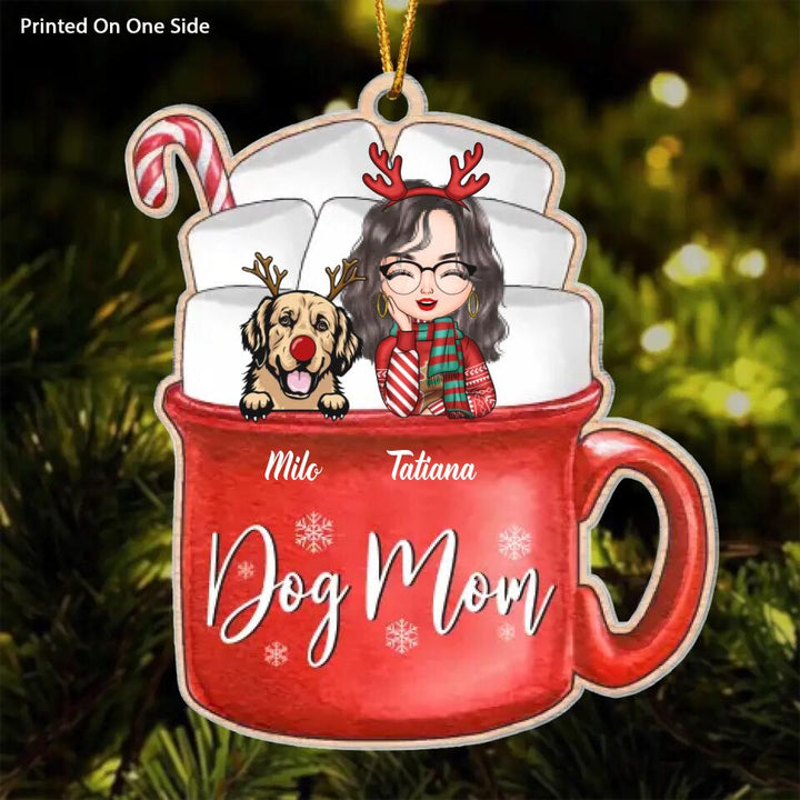 Personalized Mica Ornament - Gift For Dog Lover - Dog Mom ARND005