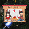 Personalized Wood Ornament - Gift For Family Member - Home Together Fireplace