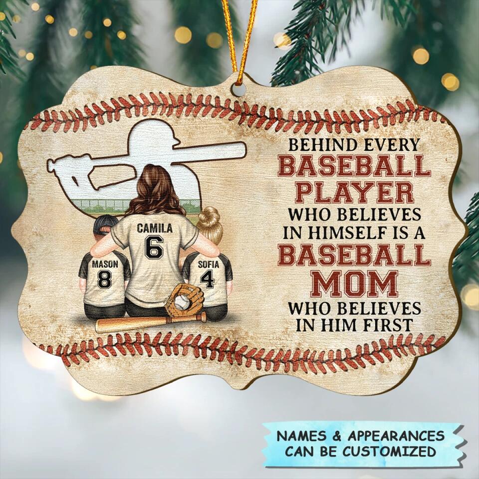 Personalized Baseball Mom Behind Every Baseball Player Custom