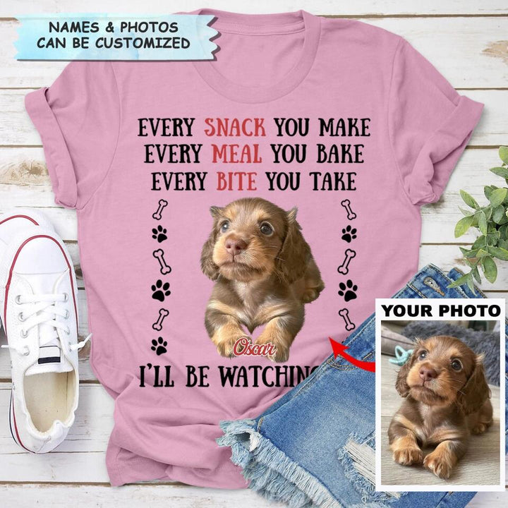 Personalized T-shirt - Gift For Dog Lover - I'll Be Watching You ARND018 AGCKH020