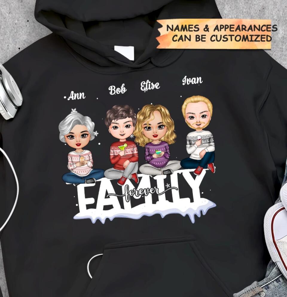 Personalized T-shirt - Gift For Family Member - Family Forever ARND0014