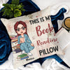 Personalized Pillow Case - Gift For Reading Lover - My Book Reading Pillow ARND0014