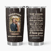 Personalized Tumbler - Gift For Couple - To My Husband I Wish I Could Turn Back The Clock Street ARND037