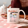 Personalized White Mug - Gift For Couple - Thank You Cum Again ARND0014