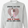 Personalized T-shirt - Gift For Couple - Annoying Each Other And Still Going Strong ARND037