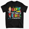 Personalized T-shirt - Gift For Teacher - Happy 100 Days Of School ARND037