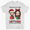Personalized T-shirt - Gift For Couple - Annoying Each Other Christmas