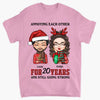 Personalized T-shirt - Gift For Couple - Annoying Each Other Christmas