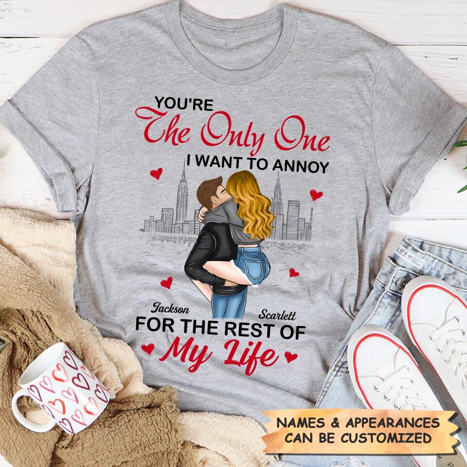 Personalized T-shirt - Gift For Couple - You Are The Only One ARND0014