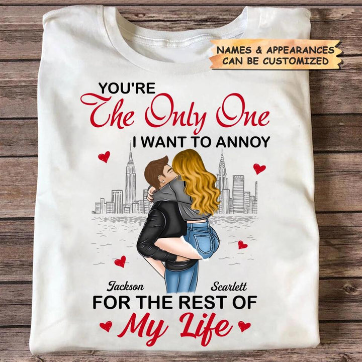 Personalized T-shirt - Gift For Couple - You Are The Only One ARND0014