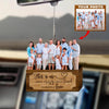 Personalized Car Hanging Ornament - Gift For Family - Custom Your Photo Car Hanging ARND036 AGCVL008