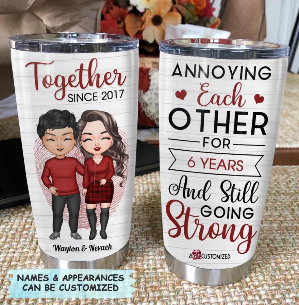 Personalized Tumbler - Gift For Couple - Annoying Each Other ARND005