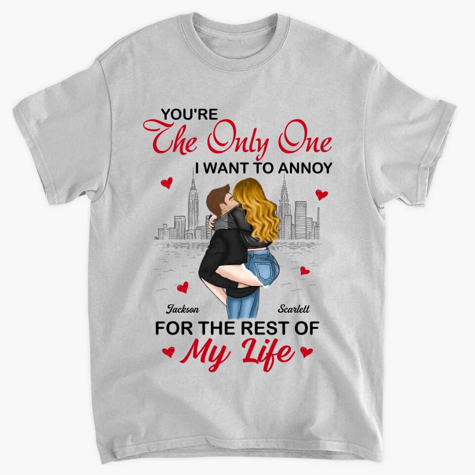 Personalized T-shirt - Gift For Couple - You Are The Only One ARND0014