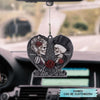 Personalized Car Hanging Ornament - Gift For Couple - Till Death Do Us Part ARND018 AGCKH009