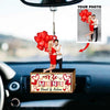 Personalized Car Hanging Ornament - Gift For Couple - My Love ARND005 AGCHD008