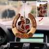 Personalized Car Hanging Ornament - Gift For Couple - Couple Goal ARND036 AGCVL009